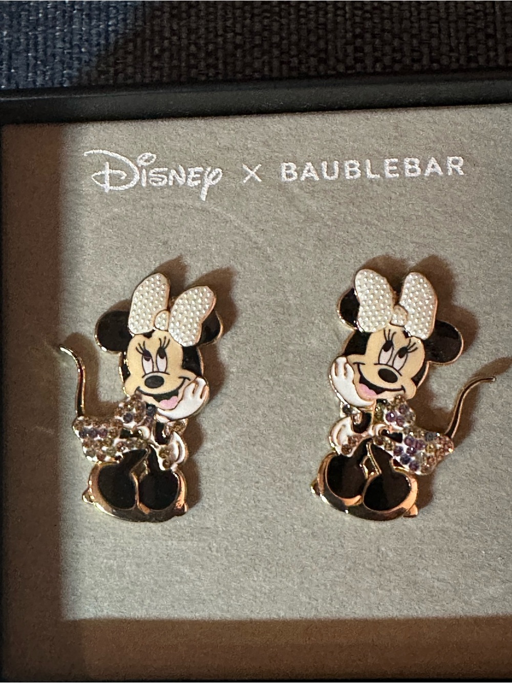 Disney BaubleBar Minnie Mouse Earrings